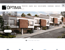 Tablet Screenshot of optima.com.co