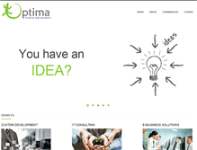 Tablet Screenshot of optima.com.mk